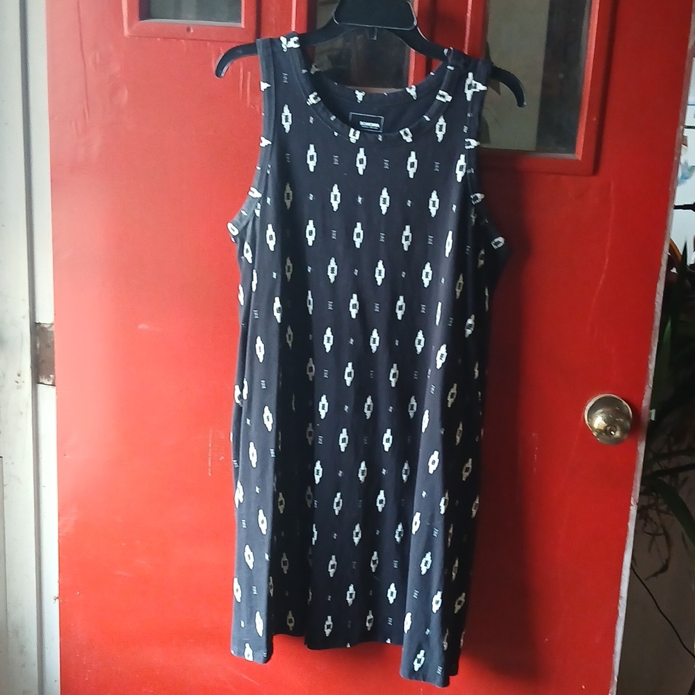 Sonoma Black And White Mini Sundress Sz XL